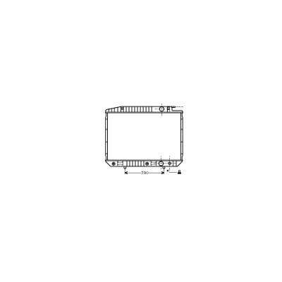 VAN WEZEL Radiateur refroidissement du moteur 30002070 International Radiators