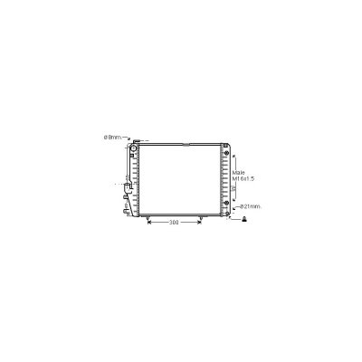 INTERNATIONAL RADIATORS Radiateur refroidissement du moteur 30002072 