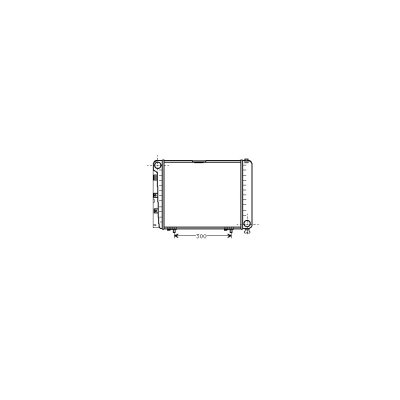 VAN WEZEL Radiateur refroidissement du moteur 30002079 International Radiators