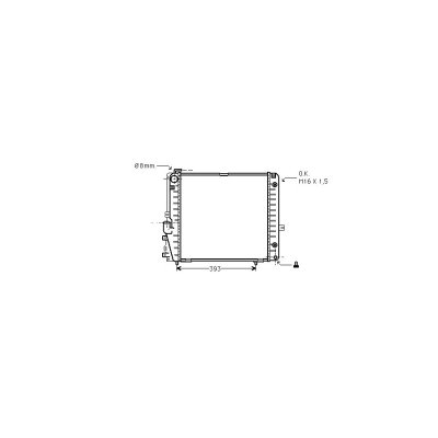 INTERNATIONAL RADIATORS Radiateur refroidissement du moteur 30002086 