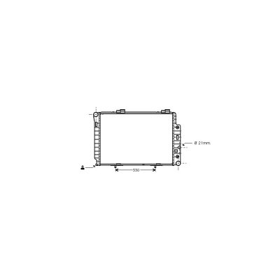 VAN WEZEL Radiateur refroidissement du moteur 30002147 International Radiators