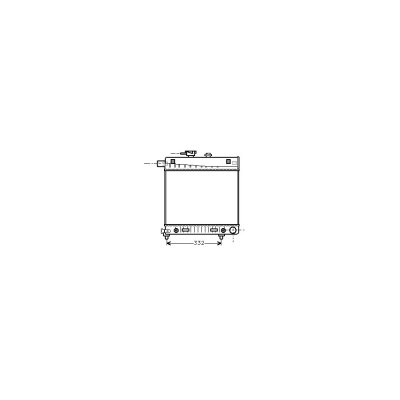 VAN WEZEL Radiateur refroidissement du moteur 30002150 International Radiators