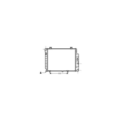 VAN WEZEL Radiateur refroidissement du moteur 30002155 International Radiators