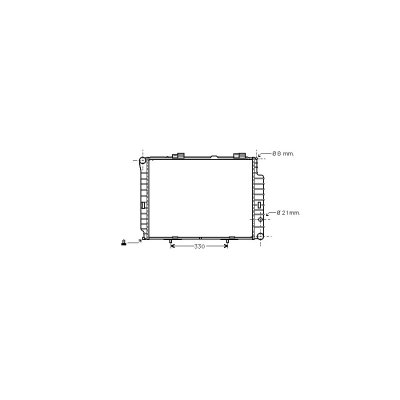 VAN WEZEL Radiateur refroidissement du moteur 30002191 International Radiators