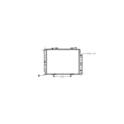 INTERNATIONAL RADIATORS Radiateur refroidissement du moteur 30002209 
