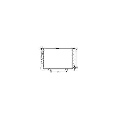 VAN WEZEL Radiateur refroidissement du moteur 30002211 International Radiators