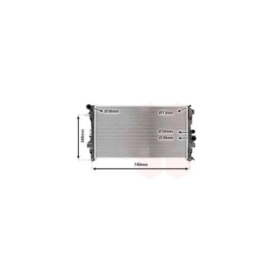 VAN WEZEL Radiateur refroidissement du moteur 30002356 International Radiators