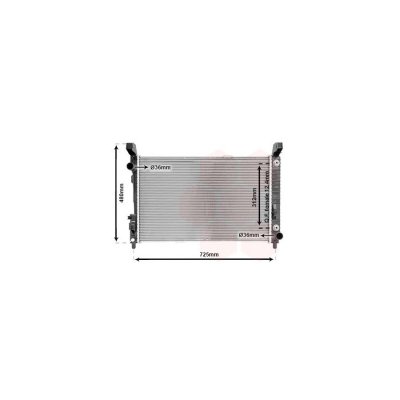 VAN WEZEL Radiateur refroidissement du moteur 30002364 International Radiators
