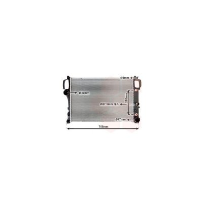 VAN WEZEL Radiateur refroidissement du moteur 30002447 International Radiators