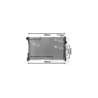 VAN WEZEL Radiateur refroidissement du moteur 30002452 International Radiators