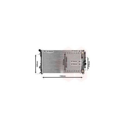 VAN WEZEL Radiateur refroidissement du moteur 30002460 International Radiators