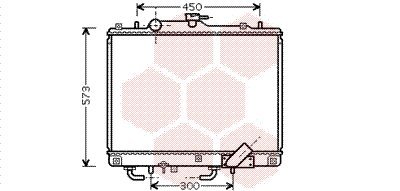 VAN WEZEL Radiateur refroidissement du moteur 32002156 International Radiators