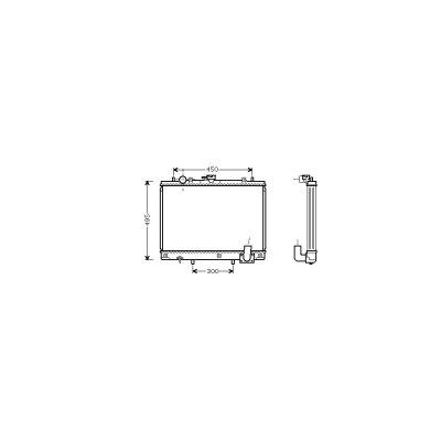 VAN WEZEL Radiateur refroidissement du moteur 32002161 International Radiators