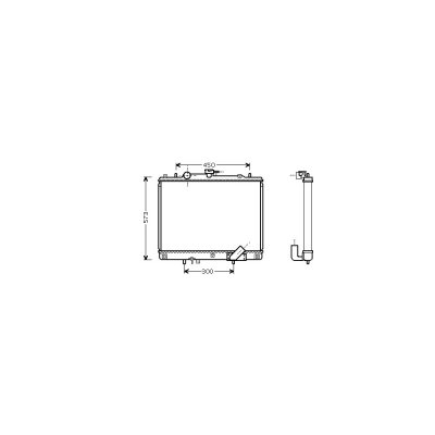 VAN WEZEL Radiateur refroidissement du moteur 32002162 International Radiators