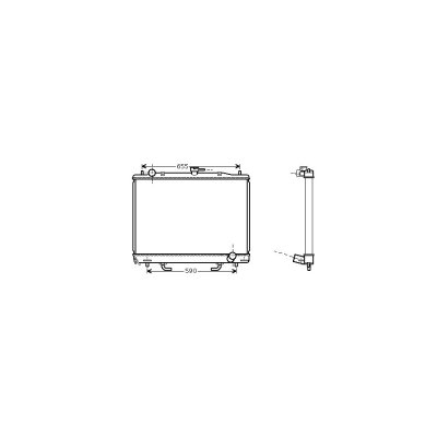 VAN WEZEL Radiateur refroidissement du moteur 32002163 International Radiators