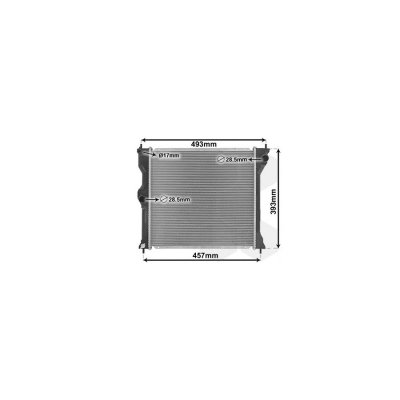 VAN WEZEL Radiateur refroidissement du moteur 32002243 International Radiators