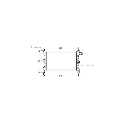 VAN WEZEL Radiateur refroidissement du moteur 37002023 International Radiators