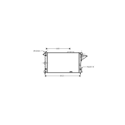 VAN WEZEL Radiateur refroidissement du moteur 37002120 International Radiators