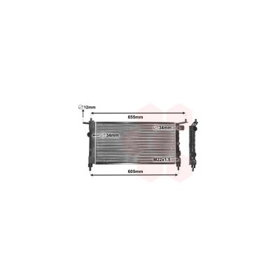 VAN WEZEL Radiateur refroidissement du moteur 37002183 International Radiators