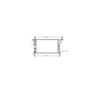 VAN WEZEL Radiateur refroidissement du moteur 37002184 International Radiators