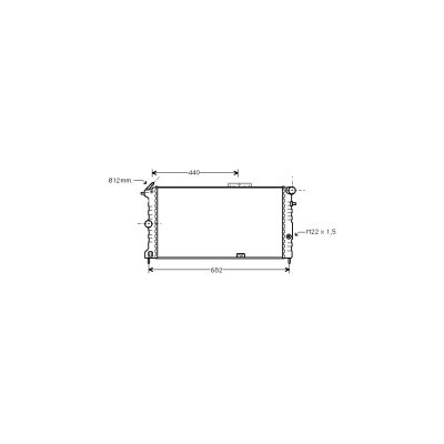 VAN WEZEL Radiateur refroidissement du moteur 37002190 International Radiators