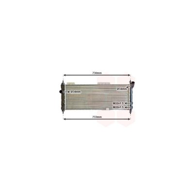 VAN WEZEL Radiateur refroidissement du moteur 37002203 International Radiators Plus