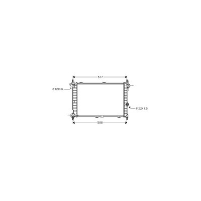 VAN WEZEL Radiateur refroidissement du moteur 37002207 International Radiators