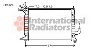 VAN WEZEL Radiateur refroidissement du moteur 37002218 International Radiators