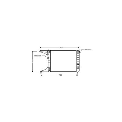 VAN WEZEL Radiateur refroidissement du moteur 37002245 International Radiators