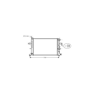 VAN WEZEL Radiateur refroidissement du moteur 37002255 International Radiators
