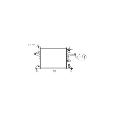 VAN WEZEL Radiateur refroidissement du moteur 37002257 International Radiators