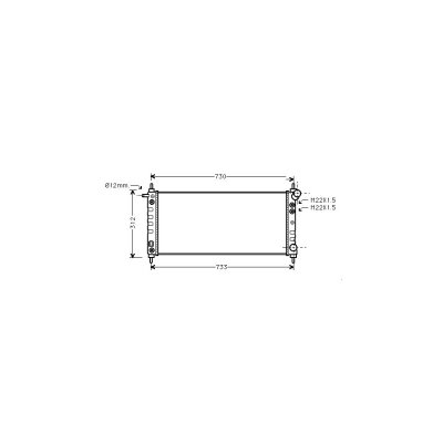 INTERNATIONAL RADIATORS Radiateur refroidissement du moteur 37002264 