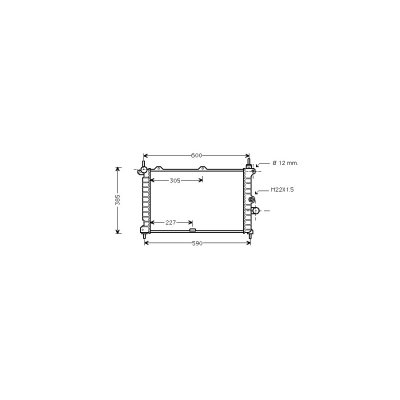 VAN WEZEL Radiateur refroidissement du moteur 37002266 International Radiators