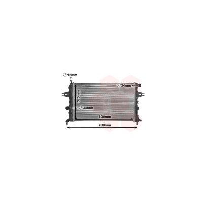 VAN WEZEL Radiateur refroidissement du moteur 37002296 International Radiators