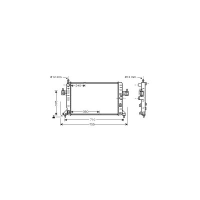 VAN WEZEL Radiateur refroidissement du moteur 37002305 International Radiators
