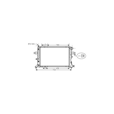 VAN WEZEL Radiateur refroidissement du moteur 37002329 International Radiators