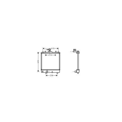 VAN WEZEL Radiateur refroidissement du moteur 37002330 International Radiators