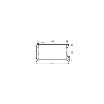 VAN WEZEL Radiateur refroidissement du moteur 37002386 International Radiators