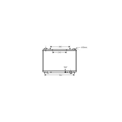 INTERNATIONAL RADIATORS Radiateur refroidissement du moteur 37002441 