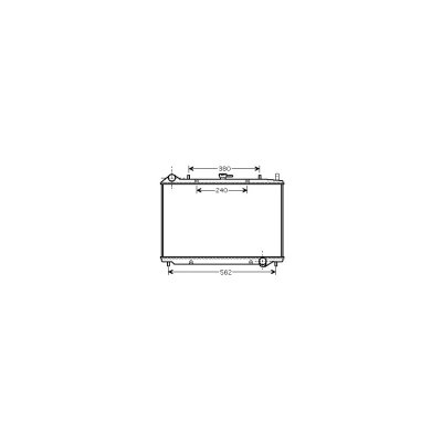 VAN WEZEL Radiateur refroidissement du moteur 37002456 International Radiators