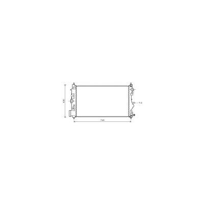 VAN WEZEL Radiateur refroidissement du moteur 37002599 International Radiators