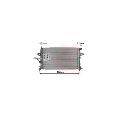 VAN WEZEL Radiateur refroidissement du moteur 37002625 International Radiators