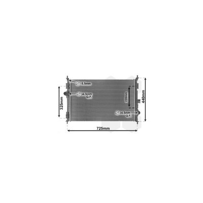 VAN WEZEL Radiateur refroidissement du moteur 40012386 International Radiators