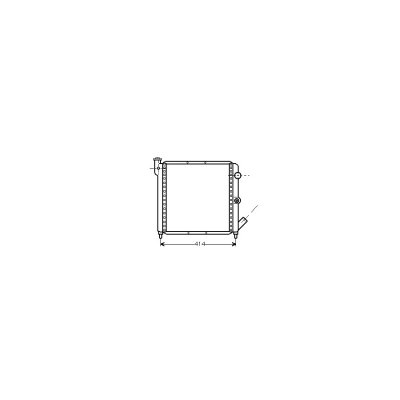 VAN WEZEL Radiateur refroidissement du moteur 43002063 International Radiators