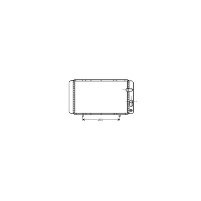 VAN WEZEL Radiateur refroidissement du moteur 43002084 International Radiators