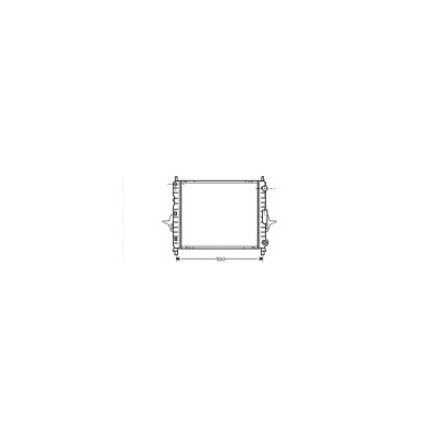 VAN WEZEL Radiateur refroidissement du moteur 43002167 International Radiators