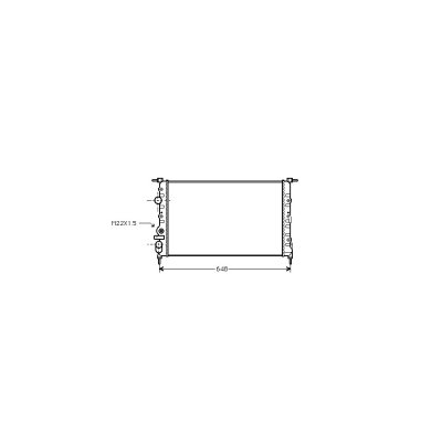 VAN WEZEL Radiateur refroidissement du moteur 43002198 International Radiators