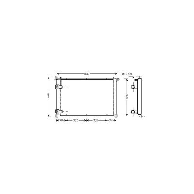 VAN WEZEL Radiateur refroidissement du moteur 43002265 International Radiators