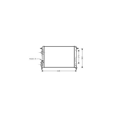 VAN WEZEL Radiateur refroidissement du moteur 43002266 International Radiators