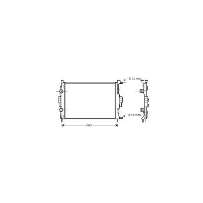 VAN WEZEL Radiateur refroidissement du moteur 43002307 International Radiators